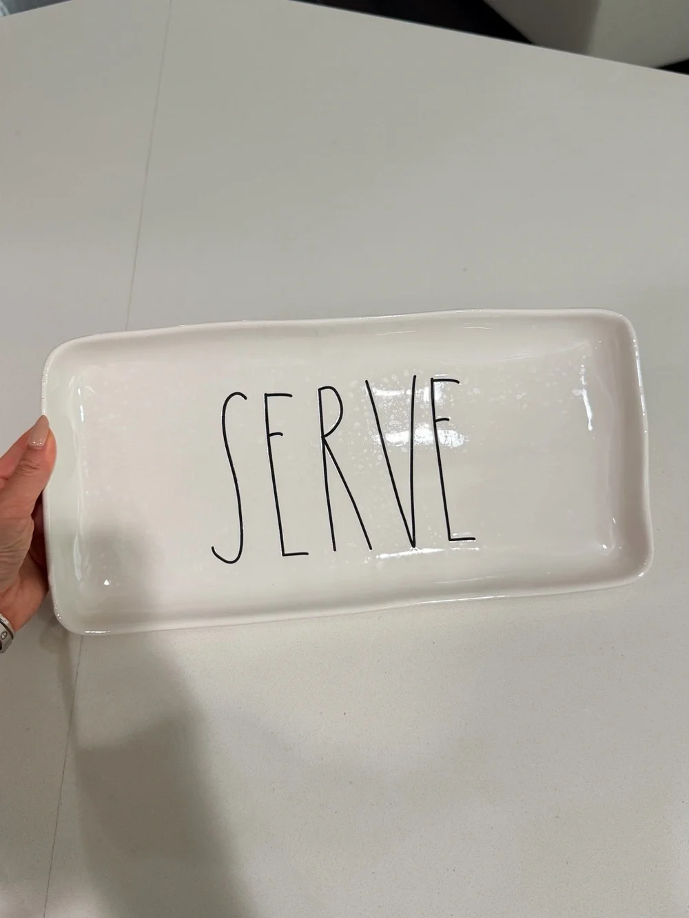 Rae Dunn ‘SERVE' Serving Platter